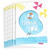 Big Dot of Happiness Make a Splash - Pool Party - Summer Swimming Party or Birthday Party Thank You Cards (8 Count) - image 2 of 4