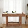 63" Long Console Table for Entryway, Wood Rectangular Sofa Table Behind The Couch, Farmhouse Entryway Tables for Entrance, Hallway, Living Room, Foyer - 4 of 4