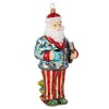 Miss Christmas 7.0 Inch Santa The Day After Christmas/ Santa In Pajamas Christmas Tree Ornament , Christmas Decor Holiday, Pajamas, Coffee (1PC) - 4 of 4