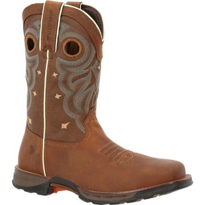Women's Durango® Maverick Women's Steel Toe Waterproof Western Work Boot - 1 of 4