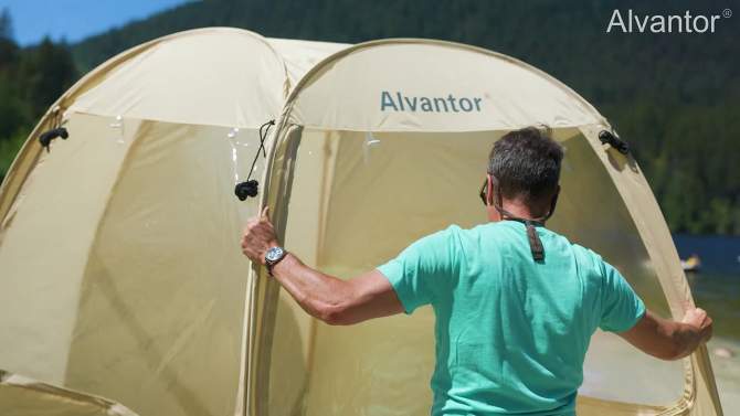 Pop Up Gazebo Vendor Booth Tent - Alvantor, 2 of 14, play video
