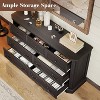 Farmhouse Wood Rustic Chest of Drawers Dresser with Corner Bevel Shape - 3 of 3