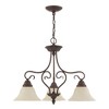 Livex Lighting Coronado 3 - Light Chandelier in  Imperial Bronze - 3 of 4