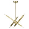 Livex Lighting Moco 6 - Light Chandelier in  Antique Brass - 2 of 3