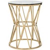 Delsy End Table - Gold - Safavieh. - 3 of 4