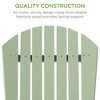 Best Choice Products Folding Adirondack Chair Outdoor, Wooden Accent Lounge Furniture w/ 350lb Capacity - 4 of 4