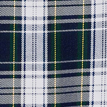 white plaid