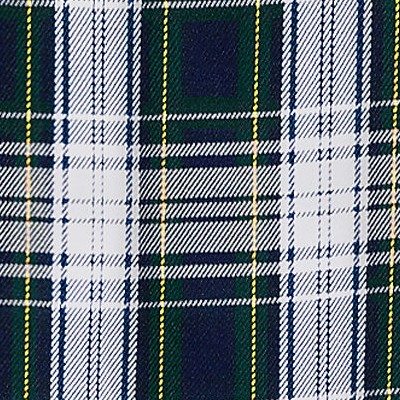 white plaid
