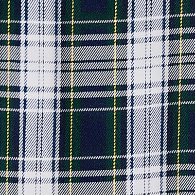 white plaid