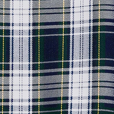 white plaid