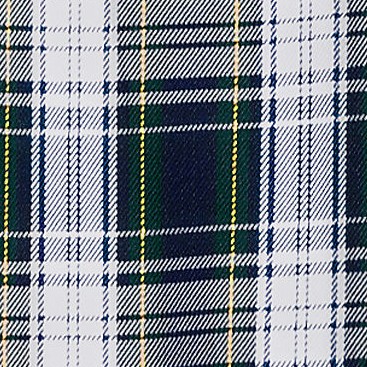 white plaid