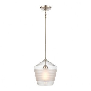 Elk Home Konis 1 - Light Pendant in  Satin Nickel - 1 of 3