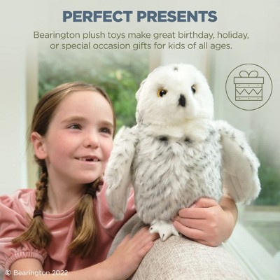 Bearington Drift The Snowy Owl – Plüsch-Eule, 8 Zoll (ca. 20 Cm), Kuschelig Und Realistisch