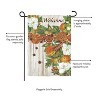 Evergreen Flag Welcome Fall Moire Garden Flags 12x18 Double Sided, Small Garden Flags for Outside, Fall Decorations for Home, Porch, Yard - 4 of 4