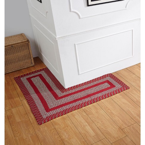 42 X 66 Woodbridge Braid Collection Ivory 100% Wool Reversible Indoor  Area Utility Oval Rug - Better Trends : Target