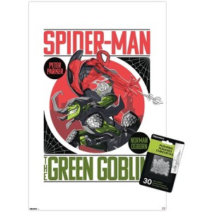Trends International Marvel: Marvel Vs - Spider-Man vs The Green Goblin Unframed Wall Poster Prints - 1 of 4