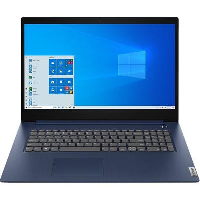 Lenovo IdeaPad 3 17.3" Laptop Intel Core i7-1065G7 8GB RAM 256GB SSD Abyss Blue - 10th Gen i7-1065G7 Quad-core - In-plane Switching (IPS) Technology
