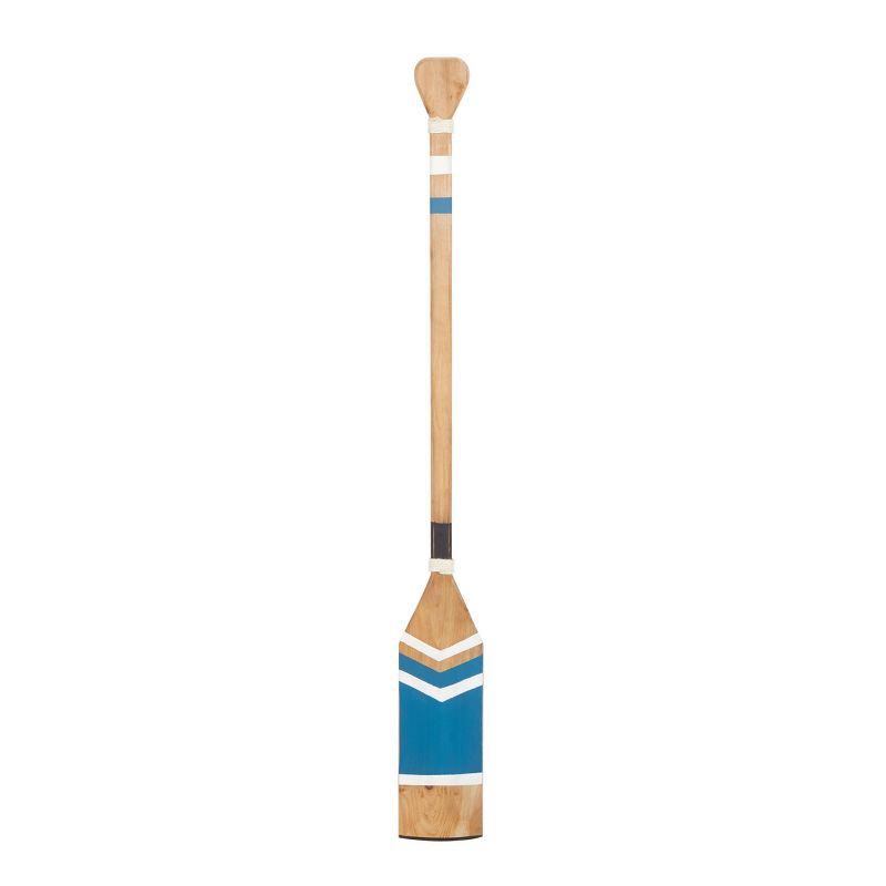 Wood Paddle Novelty Canoe Oar Wall Decor with Arrow Design and Rope Detail - Olivia & May, 1 of 18