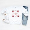 Simply Sage Market Women's Graphic Sweatshirt Ruffle Heart Coquette Chart - 3 of 3