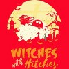 Women's Design By Humans Halloween Camping Witches Hitches Funny By RedBirdLS Racerback Tank Top - 2 of 3