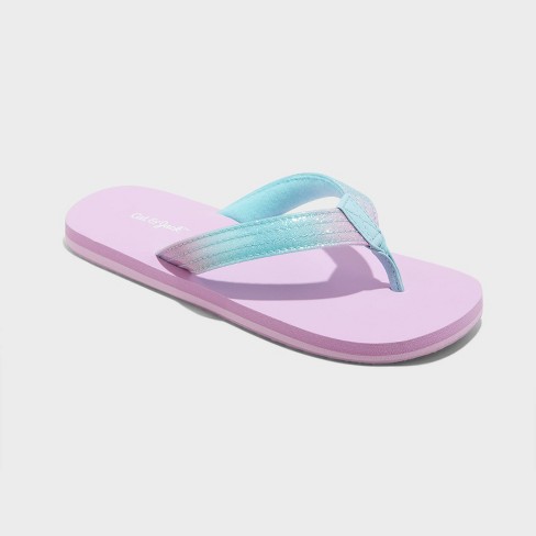 Kids' Jami Flip Sandals - Cat & Jack™ Purple Xl : Target