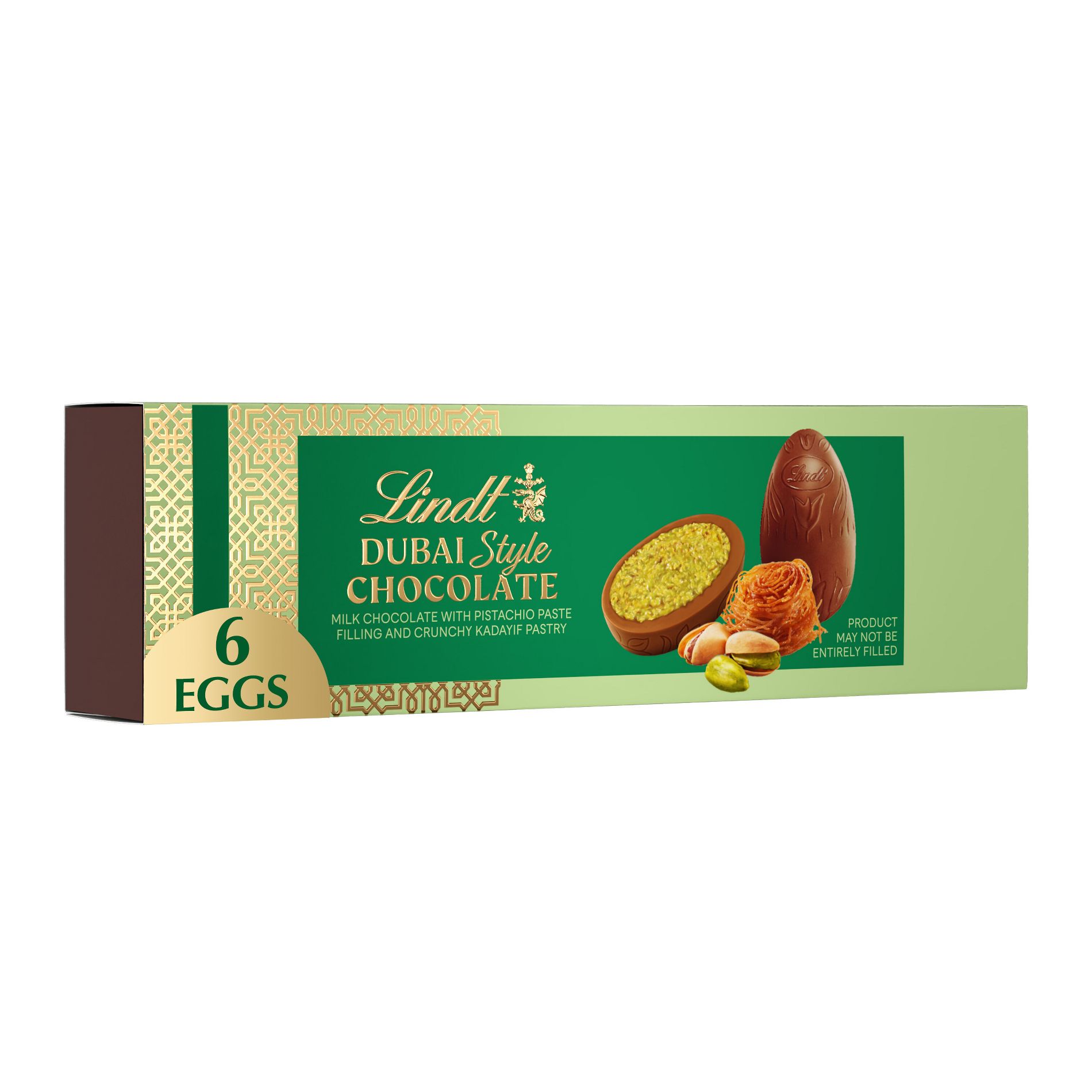 Lindt Dubai Chocolate Easter Egg Candy Basket Stuffers - 3.8oz