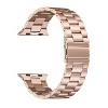 Posh Tech Sloan Stainless Steel Band for Apple Watch - Rose Gold - 44/45/46/49mm: Wearable Accessory, Compatible with Apple Watch - 2 of 3