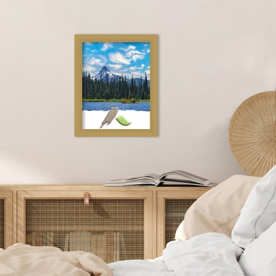 Grace Brushed Gold Narrow Polystyrene Wall Picture Frame