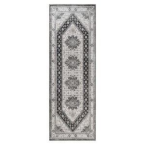 Classic Vintage Medallion Indoor Runner or Area Rug by Blue Nile Mills - 1 of 4