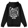 Yellowstone Snake & Quotes Long Sleeve Men's Black Zip-Up Hooded Sweatshirt - 3 of 4