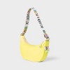 Pride Adult Crescent Sling 'Out Loud & Proud' Crossbody Bag - Yellow - 2 of 4