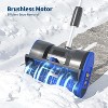 Cordless Snow Shovel, with 20V 4.0Ah Battery & Charger, Brushless Motor, Clears Paths Up to 12 in W and 8 in H, 17 Ft Throwing Distance - 4 of 4