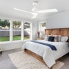Warmiplanet 52"Ceiling Fans with Lights and Remote Control, DC Motor,Black, 3 Blades - 2 of 4