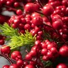 Artificial Cedar Berry Stem Red 30.5"H - 2 of 2