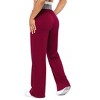 Women's Wide Leg Sweatpants 2025 Trendy Interior Drawstring Baggy Sweatpants High Waisted Casual Trousers Jogger Pant - 3 of 4