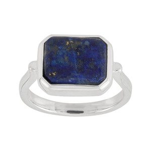 Silpada 'Twilight Dream' Sterling Silver Blue Lapis Ring, Size 11 - 1 of 4