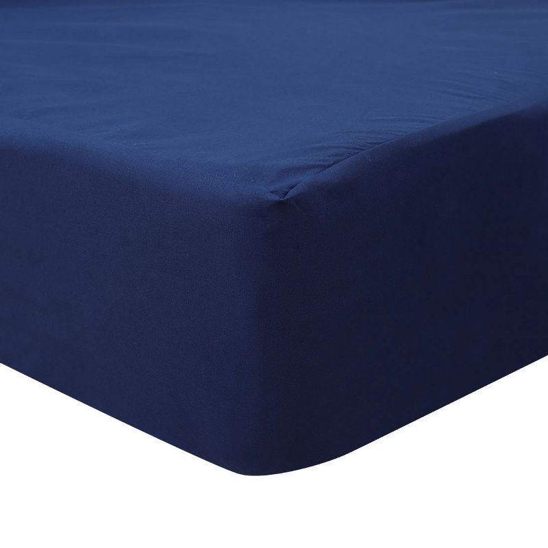 PiccoCasa 200 Thread Count 100% Cotton Fitted Bed Sheet with 15" Large Pocket, 1 of 5