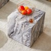 FONTOI Square Coffee Table, Floor Mount Side Table for Living Room Bedroom Office, Grey, 15.7"*15.7"*15.7" - 4 of 4