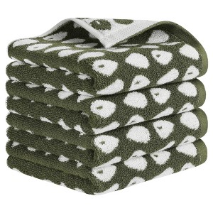 REGALWOVEN Cute Cartoon Pattern Cotton Soft Absorbent Decorative Hand Towel 14 x 30 Inch - 1 of 4