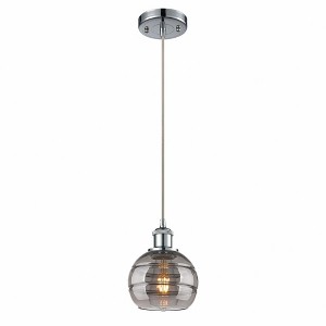 Rochester - 1 Light Cord Hung Mini Pendant In Industrial Style-7.88 Inches Tall and 5.88 Inches Wide - 1 of 1