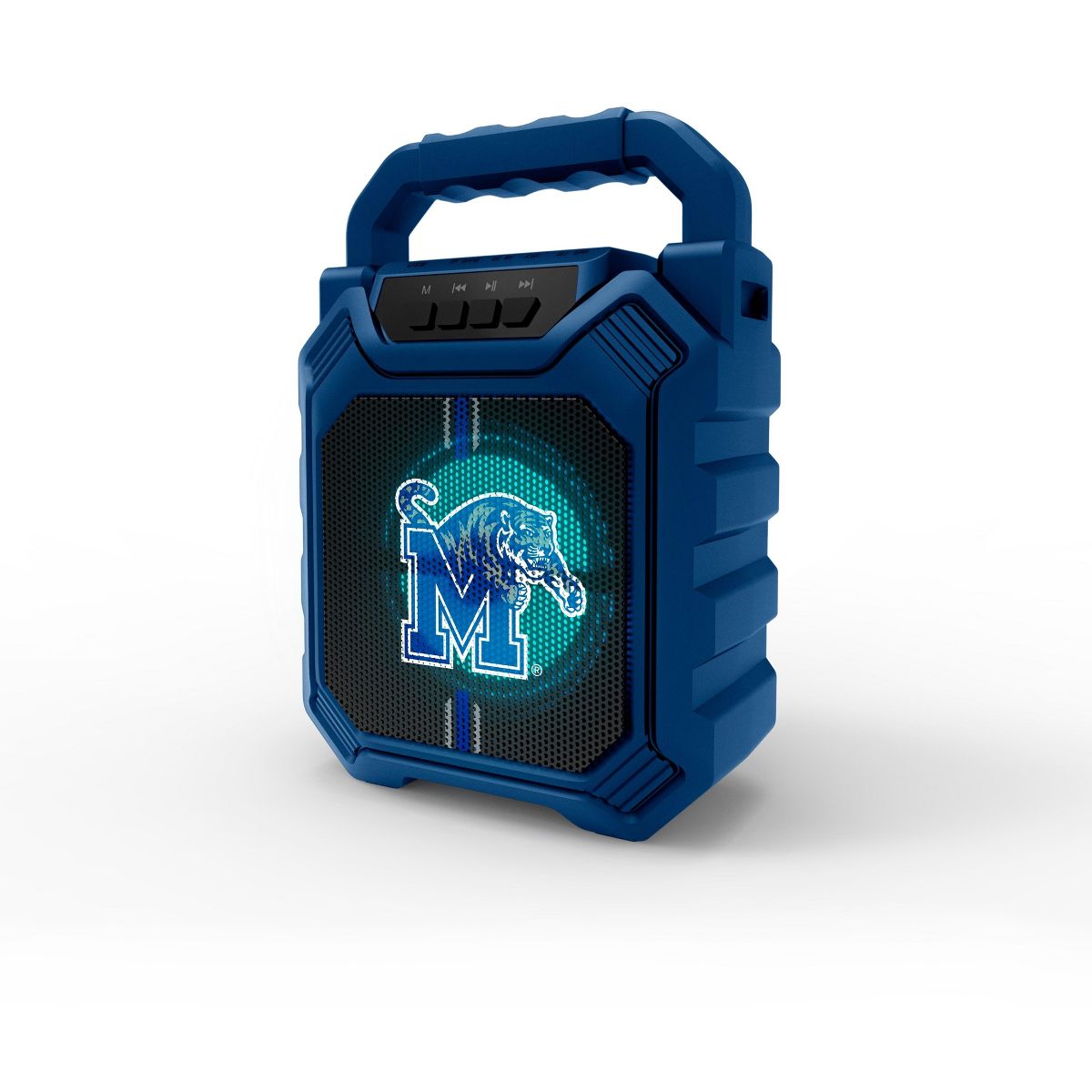 SOAR Collegiate LED ShockBox Wireless Bluetooth Speaker with FM radio- Memphis Tigers