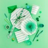 Daydream Society - Clover Frenchie Striped Large Plates - Pack of 8 Paper Plates - 2 of 2