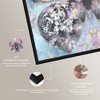 Art Remedy Shining Butterfly Colorful buterfly and flowers wall art Framed - 4 of 4