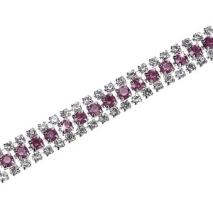 Unique Bargains Durable Rhinestone Chain Multipurpose Use Beaded Trim 1 Pc - 1 of 4