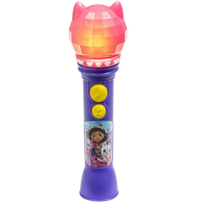 eKids Gabby's Dollhouse Toy Microphone for Kids - Purple (GA-070.EMV22), 1 of 6