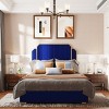 Platform Bed Modern Upholstered with Storage Drawers for Bedroom Queen Size - 3irtyhousy - 3 of 4