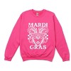 Simply Sage Market Mardi Gras Mask Distressed Sweatshirt - 2 of 4