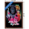 Trends International Netflix Squid Game: Season 2 - Group Glitch Framed Wall Poster Prints - 3 of 4