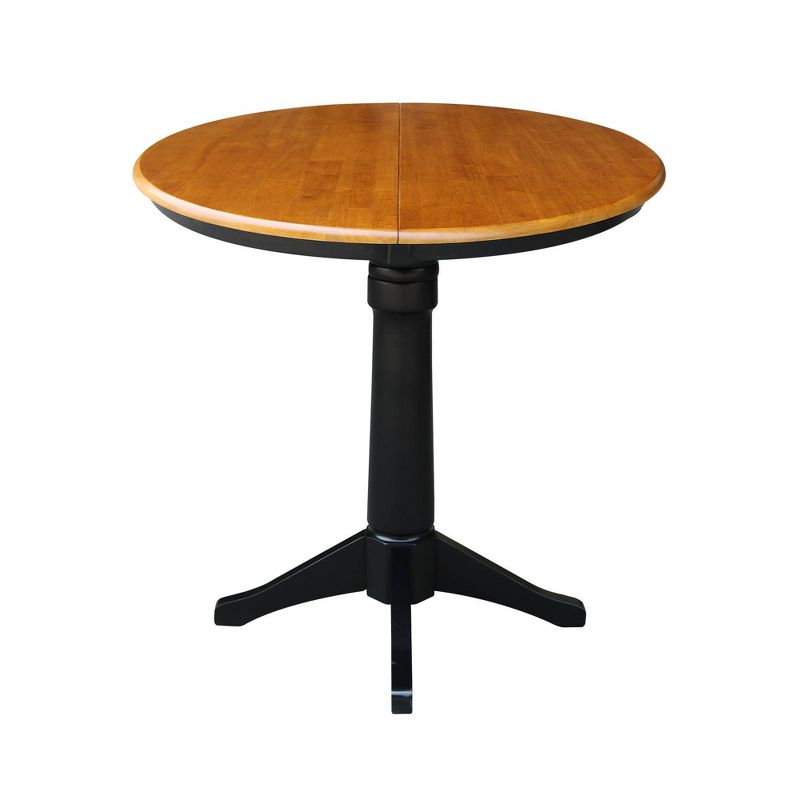36" Magnolia Round Top Counter Height Dining Table with 12" Leaf - International Concepts, 3 of 8