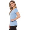 Rekucci Short Sleeve Scoop Neck Stretch T-Shirt for Women - 2 of 3